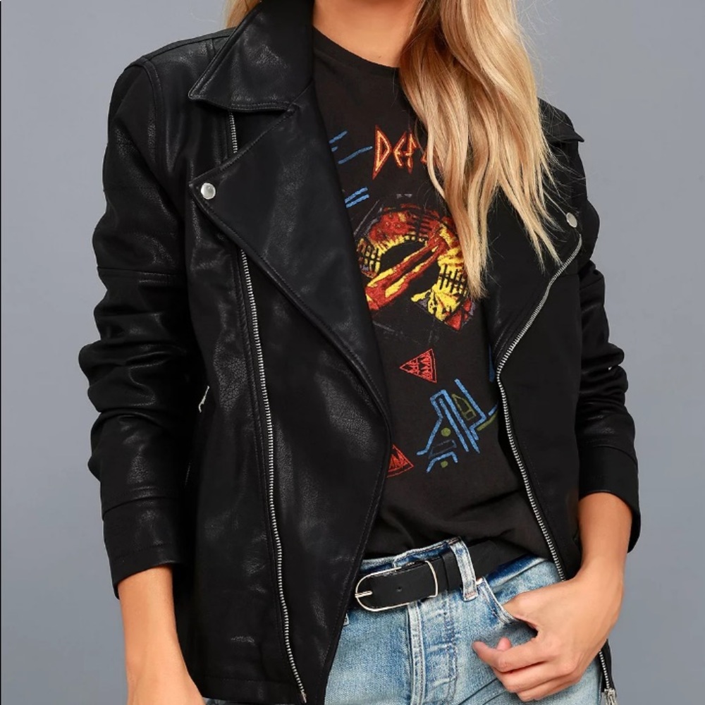 Vegan Leather Jacket